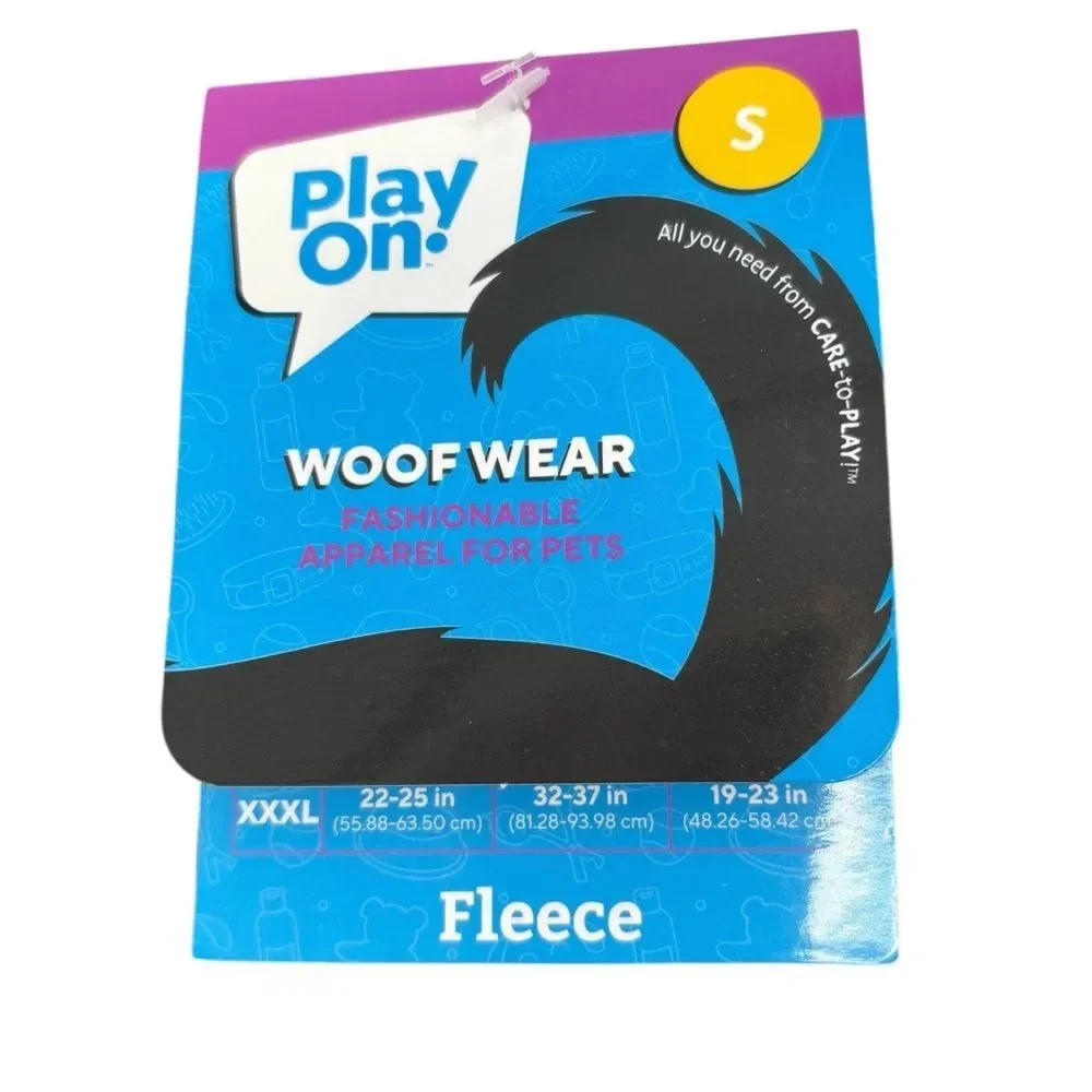 Small Pet Fleece Blanket Sweater (set of 3)